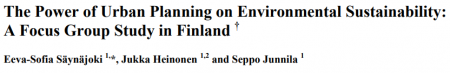 The title of the exemplary Focus Group study (Säynäjoki et al. 2014).